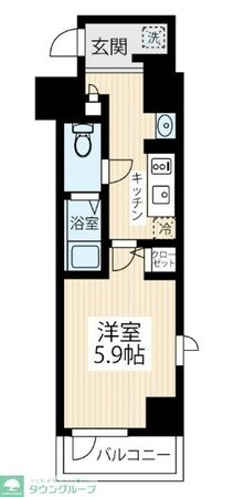HY’s MAXIV立川錦町の物件間取画像